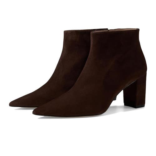 Stuart Weitzman Stuart 75 Boots Womens US 10.5 Walnut Pointed Toe Bootie HTAT236