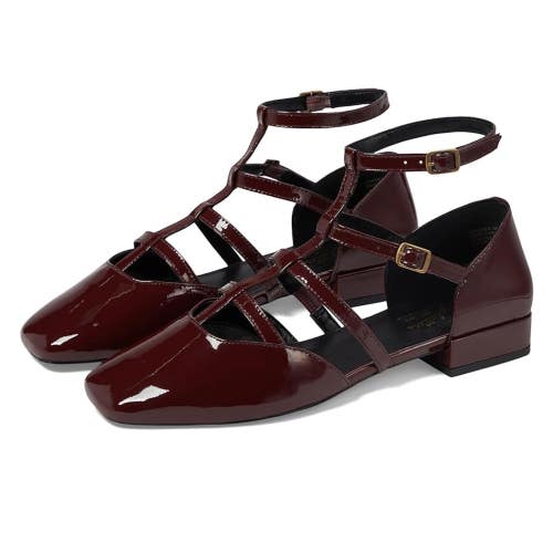 Seychelles Kissing Booth Sandals Women's US 8.5 Burgundy Leather Strappy HTAT199