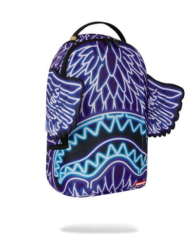 Sprayground Wings Of The Neon Slayer DLX Backpack Unisex OS Purple Bag SPR213