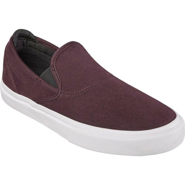 Emerica Wino G6 Men's US 9 Purple White Round Toe Slip-On Comfort Shoes HTAT185