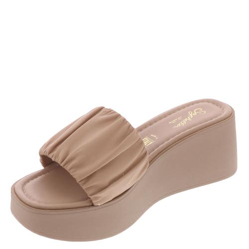 Seychelles Coney Island Sandals Women's 9.5 Vachetta Leather Wedge Heel HTAT197