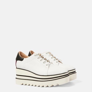 Stella McCartney Sneak-Elyse Sneakers Women's US 9 White Platform Shoes HTAT209