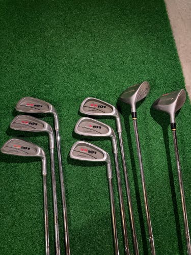 Men's Right Handed First Flight TX 101 sterling oversized iron set