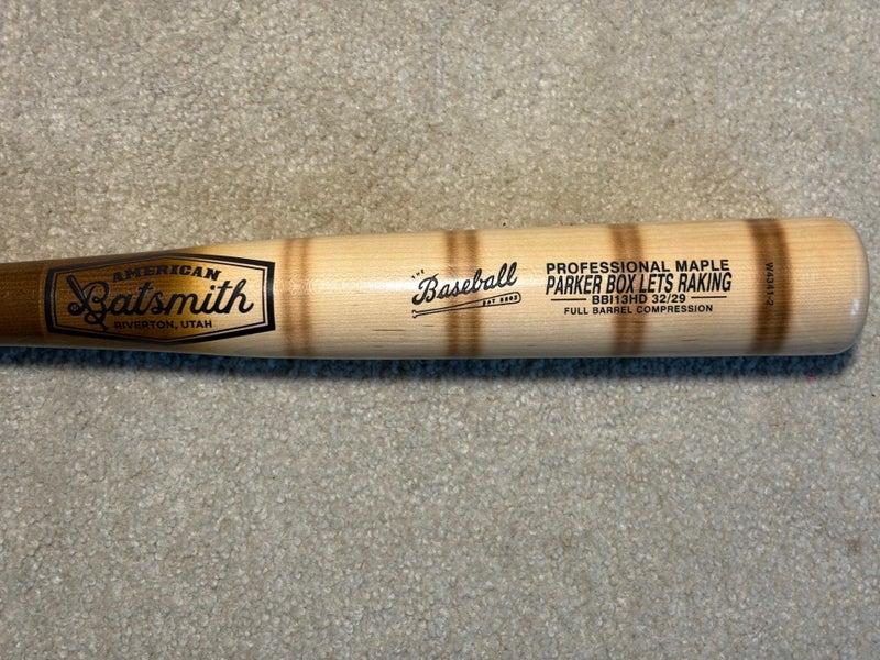 Compressed Bat New Custom 'Baseball Bat Bros' Pro Maple BBCOR 29 oz 32