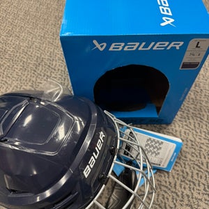 Large Bauer Re-Akt 90 Helmet (New) Combo
