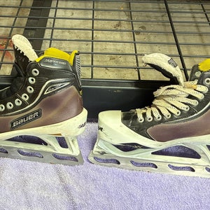 Bauer Supreme One100 Hockey Goalie Skates with Step Steel Extreme