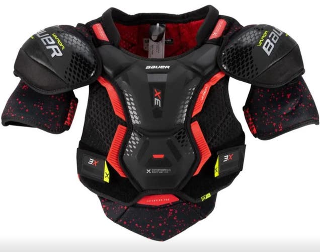 Large Intermediate Bauer Vapor 3X Shoulder Pads (New)