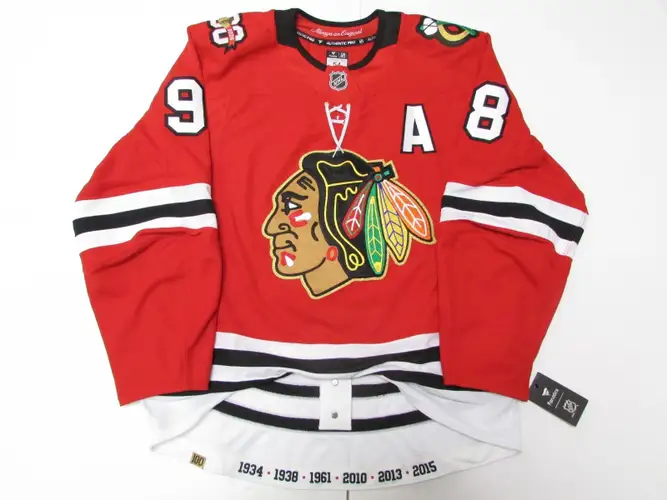 Bedard Chicago Blackhawks Home Centennial Fanatics Authentic Pro Hockey Jersey