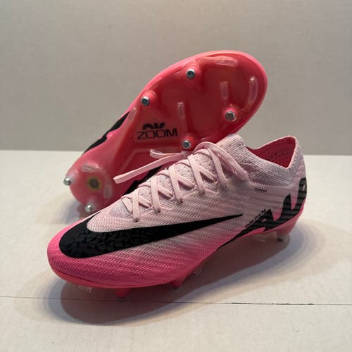 Nike Zoom Mercurial Vapor 15 Elite SG Pro Pink Foam Cleats Men's 5.5