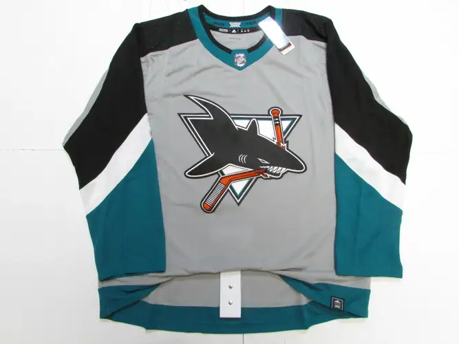 Sharks Authentic Adidas Reverse Retro Hockey Jersey – San Jose