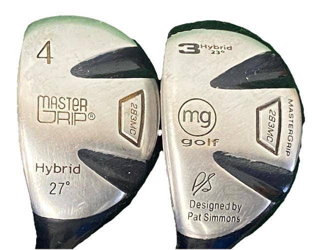 MasterGrip 283MC Hybrid Set 3H 23* 4H 27* LH 60g Regular Graphite Factory Grips