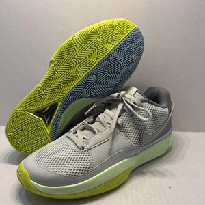 Nike Ja 1 Size 8 Mens Light Silver Granite Cyber Basketball Shoes FQ4796-003