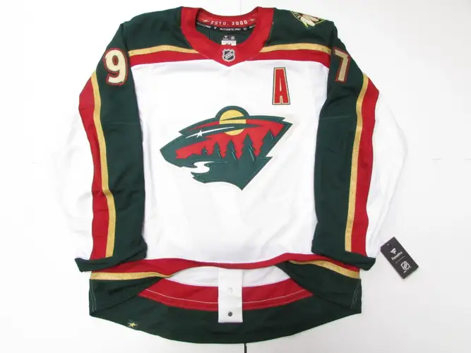 Minnesota Wild 25th Anniversary Fanatics Authentic Pro Hockey Jersey - Size 52