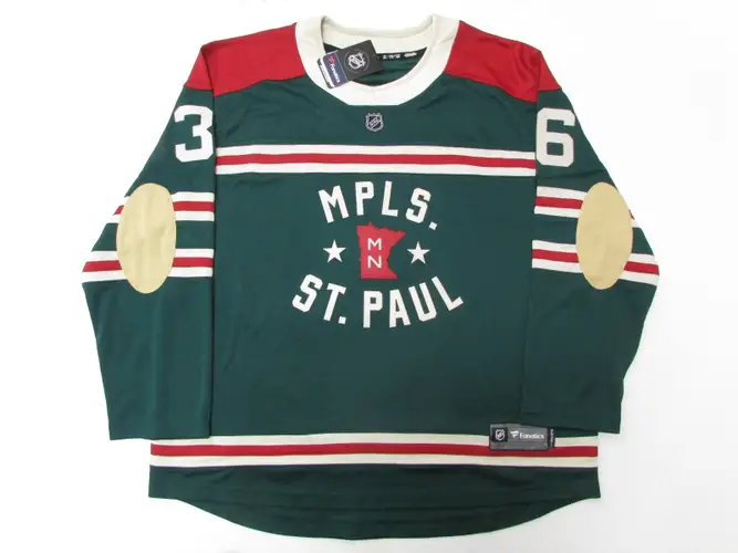 Zuccarello Minnesota Wild Winter Classic Fanatics Breakaway Hockey Jersey – 2XL