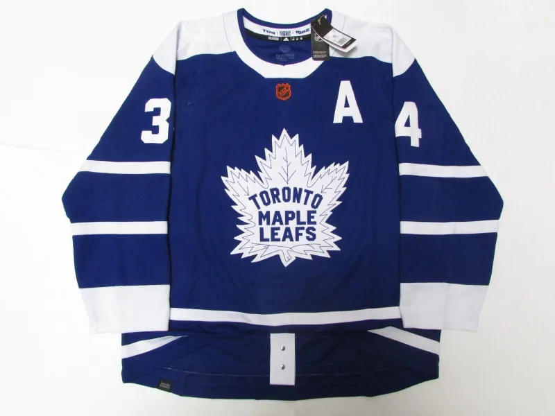 Matthews Toronto Maple Leafs Adidas Reverse Retro 2.0 Authentic Hockey Jersey – 50