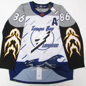 Kucherov Tampa Bay Lightning Adidas Reverse Retro 2.0 Authentic Hockey Jersey – 50