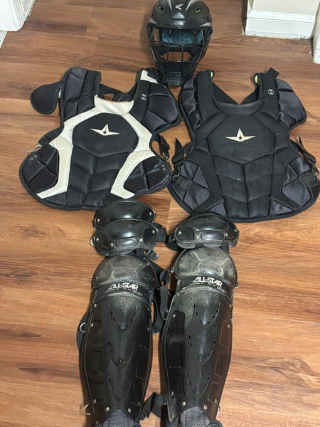 All Star System 7 Catcher's Set (Used) 2 Chest Plates (I TAKE OFFERS)