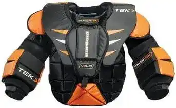 New Powertek Barikad V5.0 Goalie chest youth Large/XL arm protector ice hockey