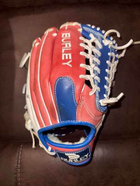 SLIGHTLY USED Burley Pro Series - Red White And Blue Outfield Glove ($120 OBO)