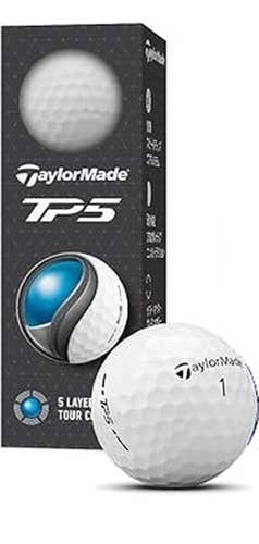 Taylor Made TP5 Golf Balls (White, 3pk) 1 Sleeve 2024 NEW