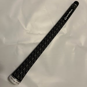 Golf Pride Z-Grip Golf Grip (Black/White, Standard, Round) TaylorMade Logo NEW