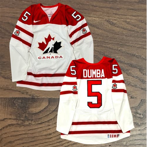 Matt Dumba Team Canada Nike Game Issued Jersey (MiC)