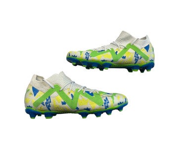 Used Puma Soccer Cleats Lime And White Senior 6 11873-C000231898