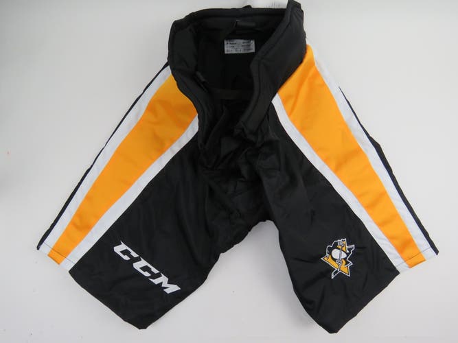 CCM Pittsburgh Penguins NHL Pro Stock Hockey Player Girdle Pant Shell Medium 9K