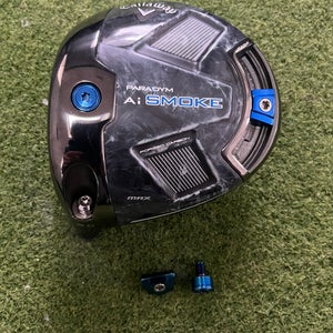 LH Callaway Paradym AI Smoke Max 9 Degree Driver Head Only Left Handed