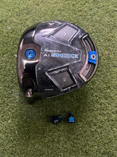 LH Callaway Paradym AI Smoke Max 9 Degree Driver Head Only Left Handed