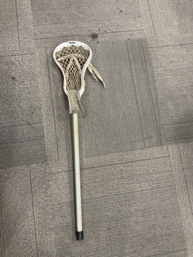 Used STX STX JUNIOR LAX STICK Jr Atk/Mid Complete Stick White 11614-S000230497