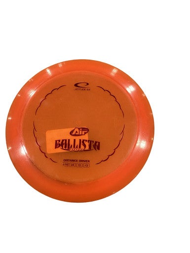 Used Latitude 64 BALLISTA OPTO AIR Disc Golf Driver Orange 157g 11347-S000263473