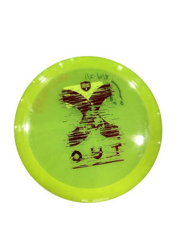 Used Discmania X OUT ESSENCE Disc Golf Driver Optic Yellow 170g 11347-S000263468