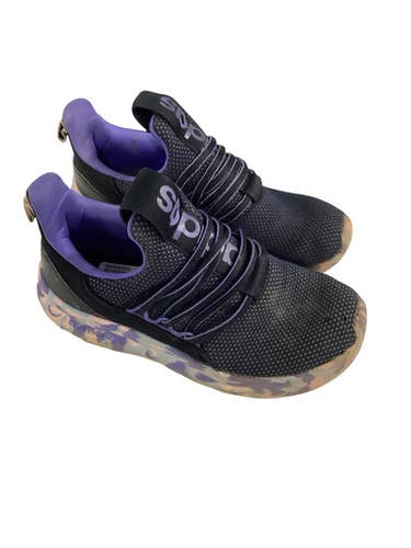 Used Adidas CLOUDFOAM Running/X-Train Shoes Y Black And Purple Junior 02 11347-S000263533