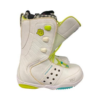 Used Ride SCARLET GRNAPPLETREE Womens Snowboard Boots White Senior 4.5 11883-S000157157