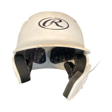 Used Rawlings R16S-REVB Batting Helmet No Mask White SM 11883-S000157138