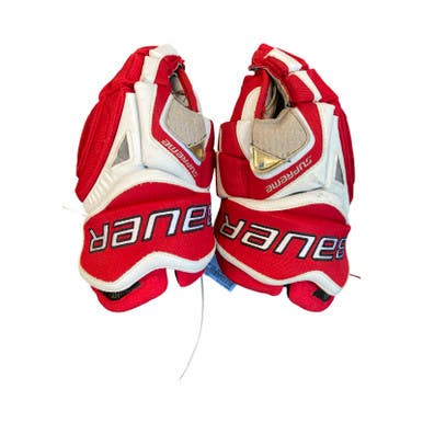 Used Bauer SU Senior Gloves Red 14" 11883-S000157101