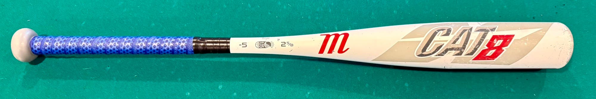 Marucci CAT8 USSSA 1.15 (-8) 30/22 2 3/4” Barrel White Alloy Bat – Fresh Grip