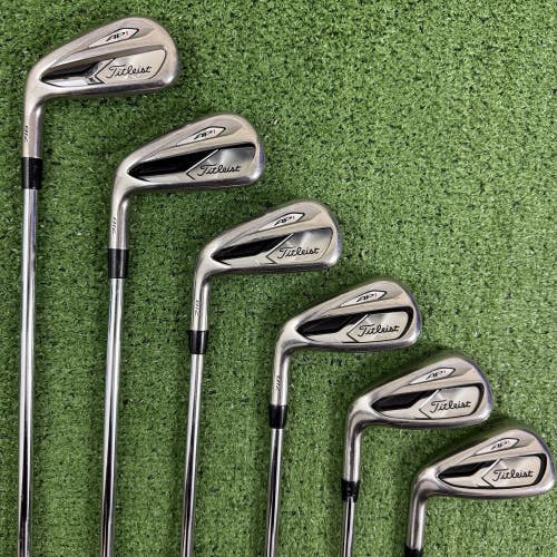 Titleist AP1 718 Iron Set 5-PW True Temper AMT Red R300 Regular Left Handed