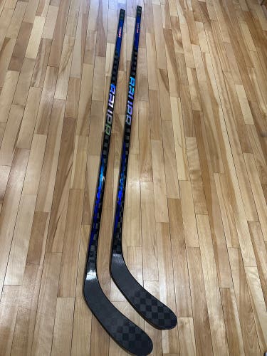 2-pack Senior Bauer Nexus 2N Pro XL Left Hand Hockey Stick P28 87 Flex Pro Stock (New)