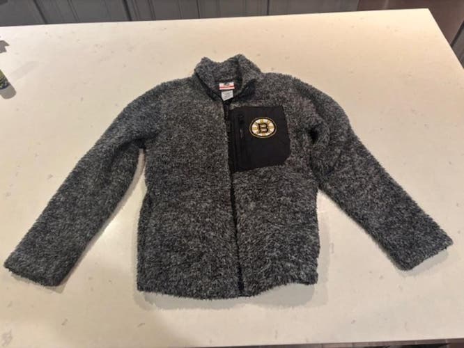 Girls Medium Boston Bruins Fleece Jacket