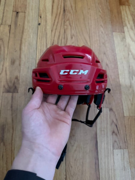 Lightly Used Red Large CCM Tacks 310 Helmet (Used)