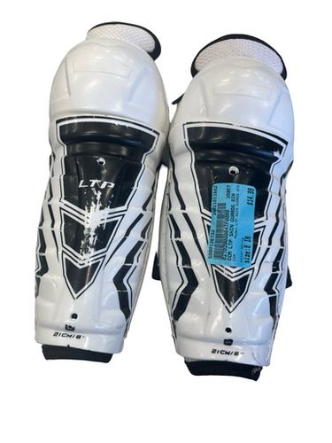 Used CCM LTP SHIN GUARDS 8IN Youth Shin Guards White 8" 11682-S000126732
