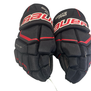 Used Bauer IGNITE PRO 11 IN Youth Gloves Black 11" 11682-S000126736