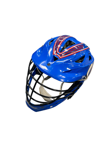 Used Cascade R Lacrosse Helmet Royal Blue One Size 11682-S000124407