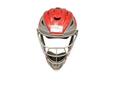 Used All-Star CATCHERS HELMET Catchers Helmet w/Mask Red LG 11846-S000100116