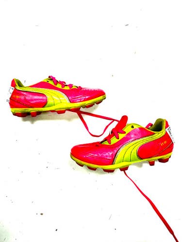 Used Puma Soccer Cleats Pink Youth 12.0 11860-C000303867