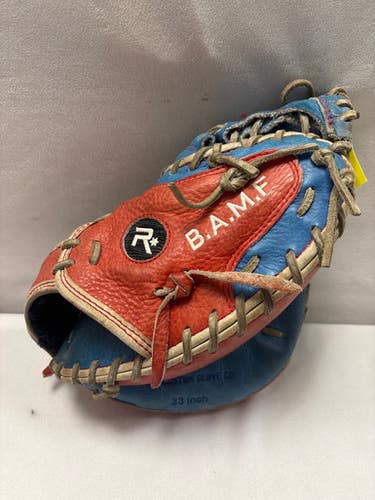 Used RICO CUSTOM CATCHERS MITT BB/SB Catchers RH Throw Royal Blue And Red 33" 11490-S000267631
