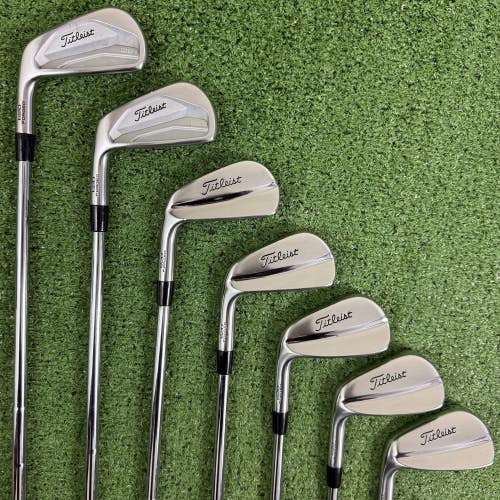 Titleist 620 MB CB Combo Iron Set 4-PW Tour Issue X100 Left Handed +1/2 Long
