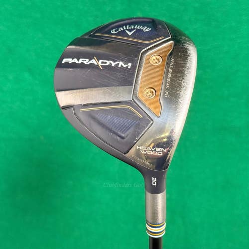 Callaway Paradym 20 Fairway Heaven Wood HZRDUS Black 6.0 75g Stiff w/HC